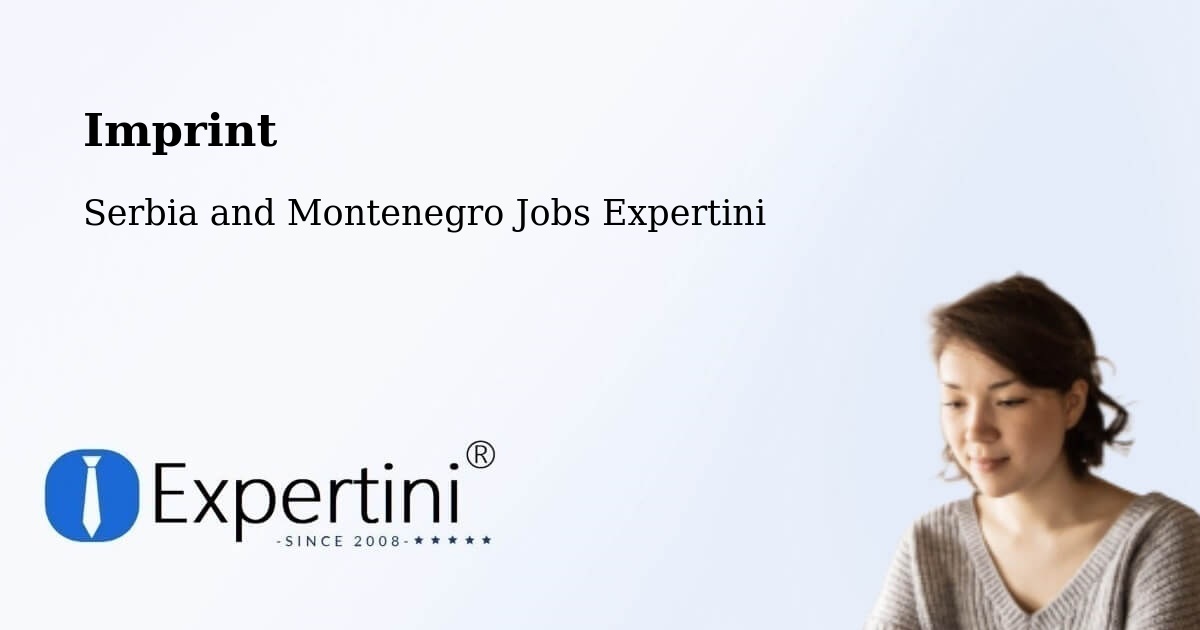 Imprint – Sarnia - Serbia and Montenegro Jobs Expertini
